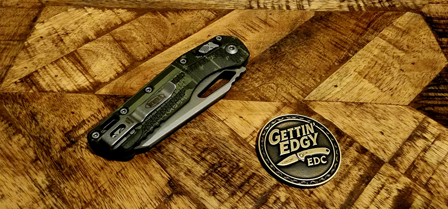 Microtech MSI S/E Tri-Grip OD Green Flag Edition Apocalyptic Standard 210T-10APPMODFLAG - New