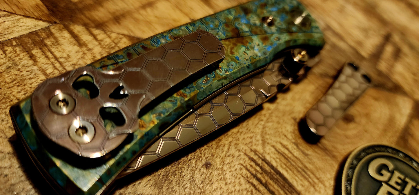 Chaves Redención Street Tanto (Blue Label) "Shipwreck"- New - TS Custom