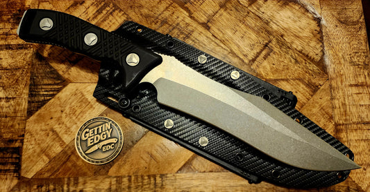 Microtech Arbiter 104-10 Stonewash Standard 2021 Model in 204P - Pre-owned, Factory Condition