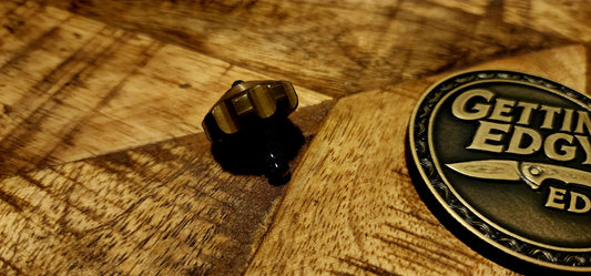 Microtech / Marfione “Mini Spin Top” (purple titanium) S/N 68 - Pre-Owned, Factory Condition