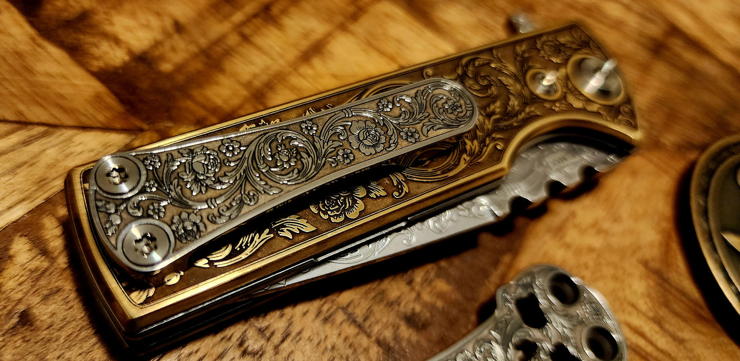 Chaves T.A.K. "Tiny Ass Knife" Tanto Blue Label - New - TS Custom