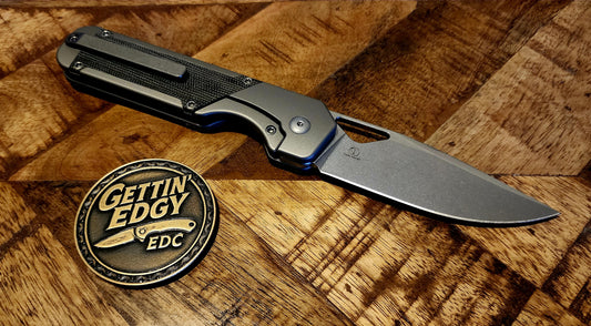 Kizer Militaw KI3634A1 Titanium Micarta S35VN Steel