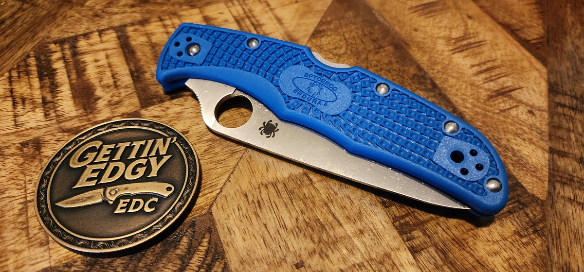 Spyderco Endura 4 Lightweight Blue – C10FPBL - New