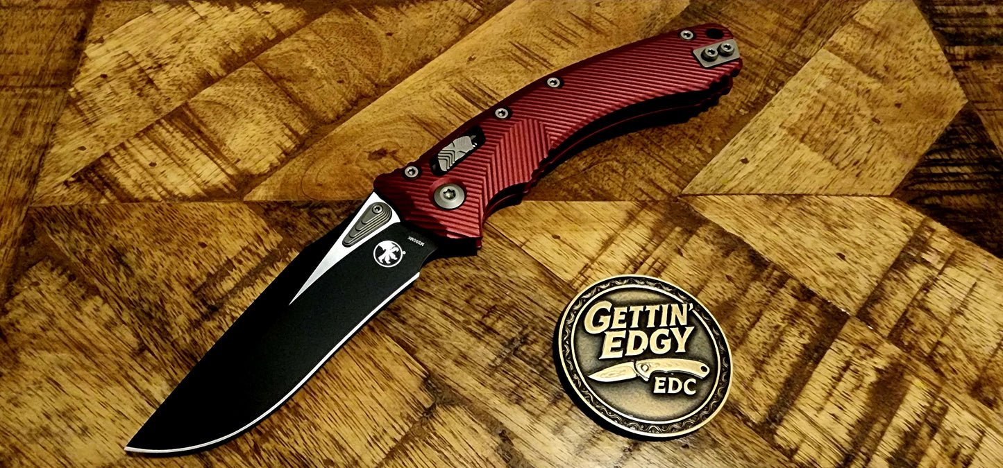 Microtech Amphibian S/E Ram-Lok Merlot - New