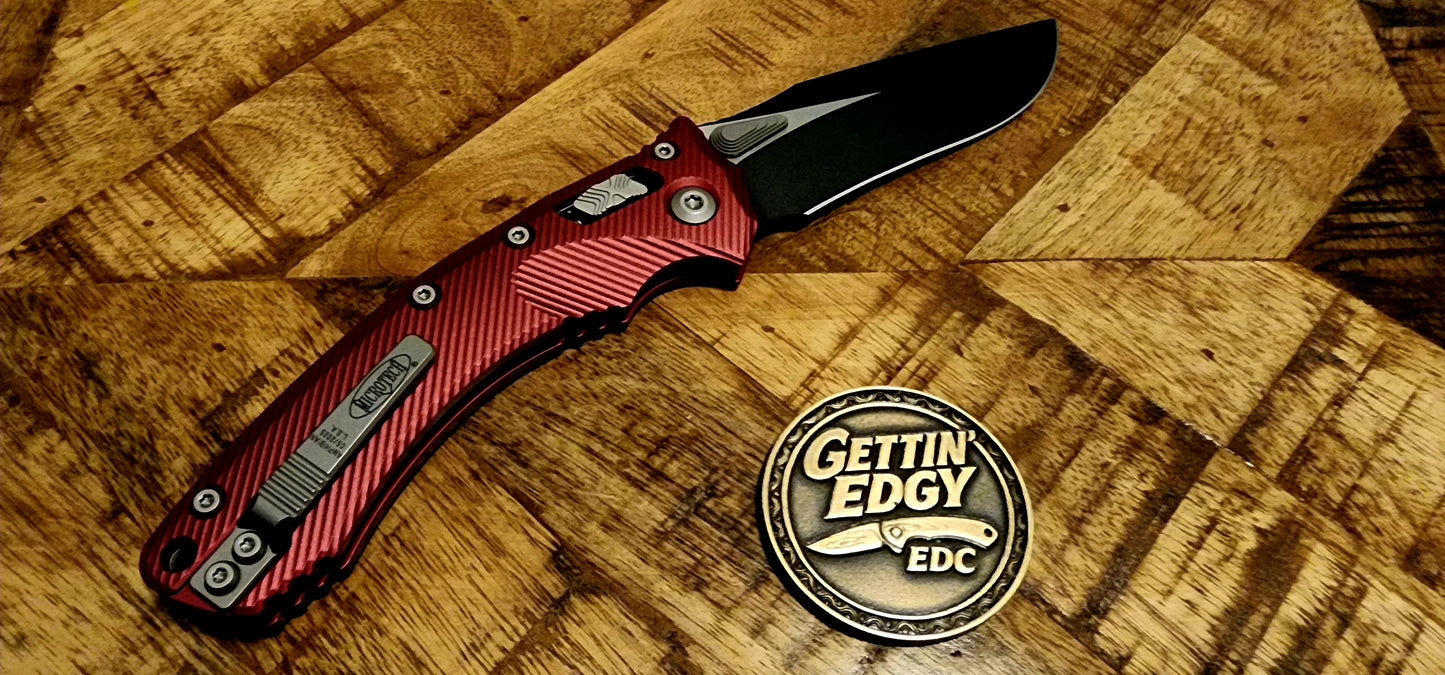 Microtech Amphibian S/E Ram-Lok Merlot - New