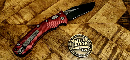 Microtech Amphibian S/E Ram-Lok Merlot - New