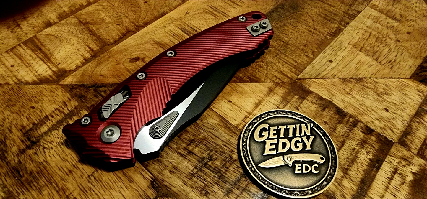 Microtech Amphibian S/E Ram-Lok Merlot - New