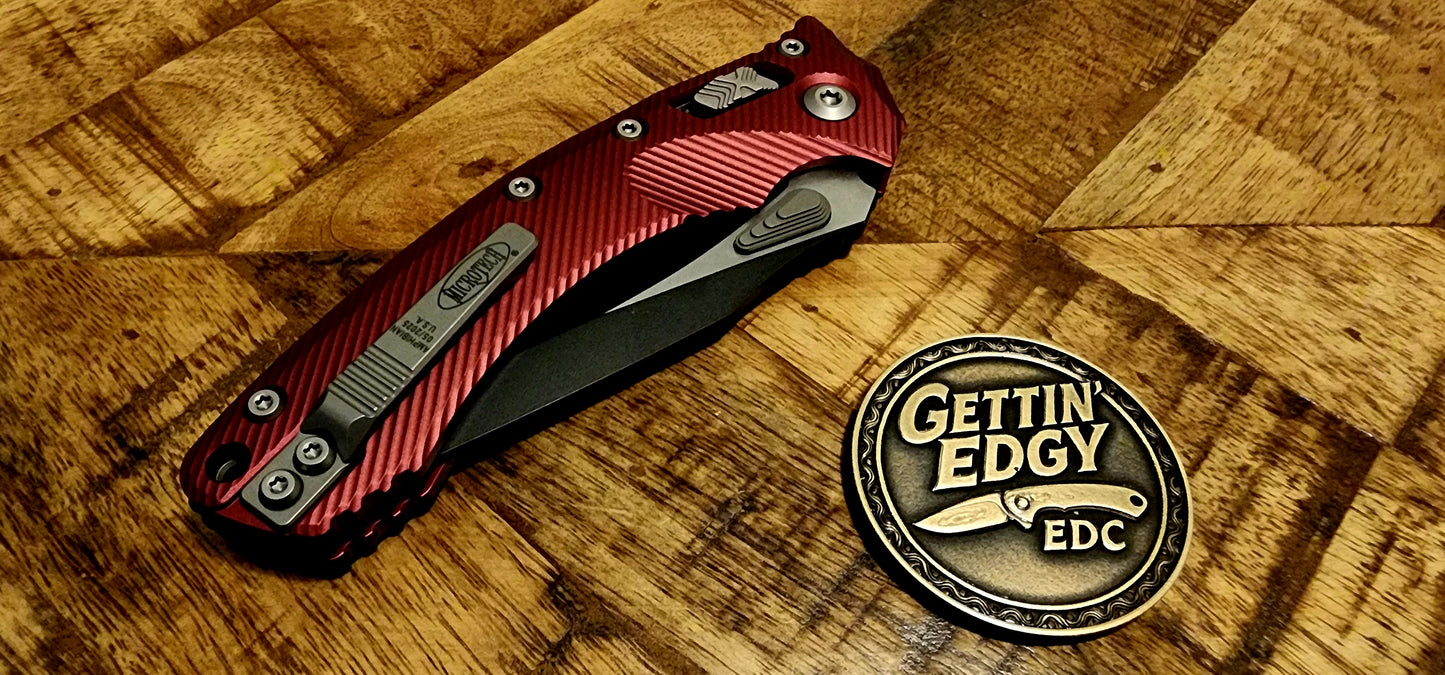 Microtech Amphibian S/E Ram-Lok Merlot - New