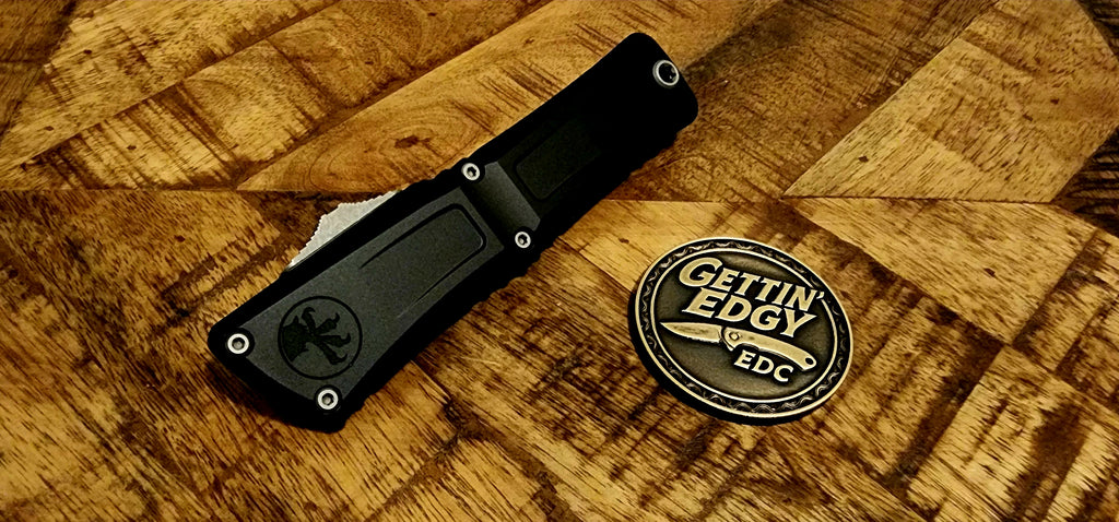 MICROTECH COMBAT TROODON GEN III APOCALYPTIC STANDARD BLACK SIGNATURE SERIES (1217-10APS) - PRE-OWNED - Factory Condition