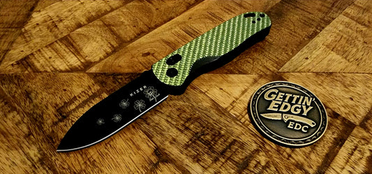 Kizer Drop Bear Green Carbon Fiber "Bad Luck" Edition by TS Custom