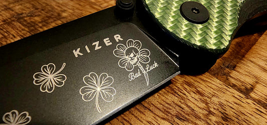 Kizer Drop Bear Green Carbon Fiber "Bad Luck" Edition by TS Custom