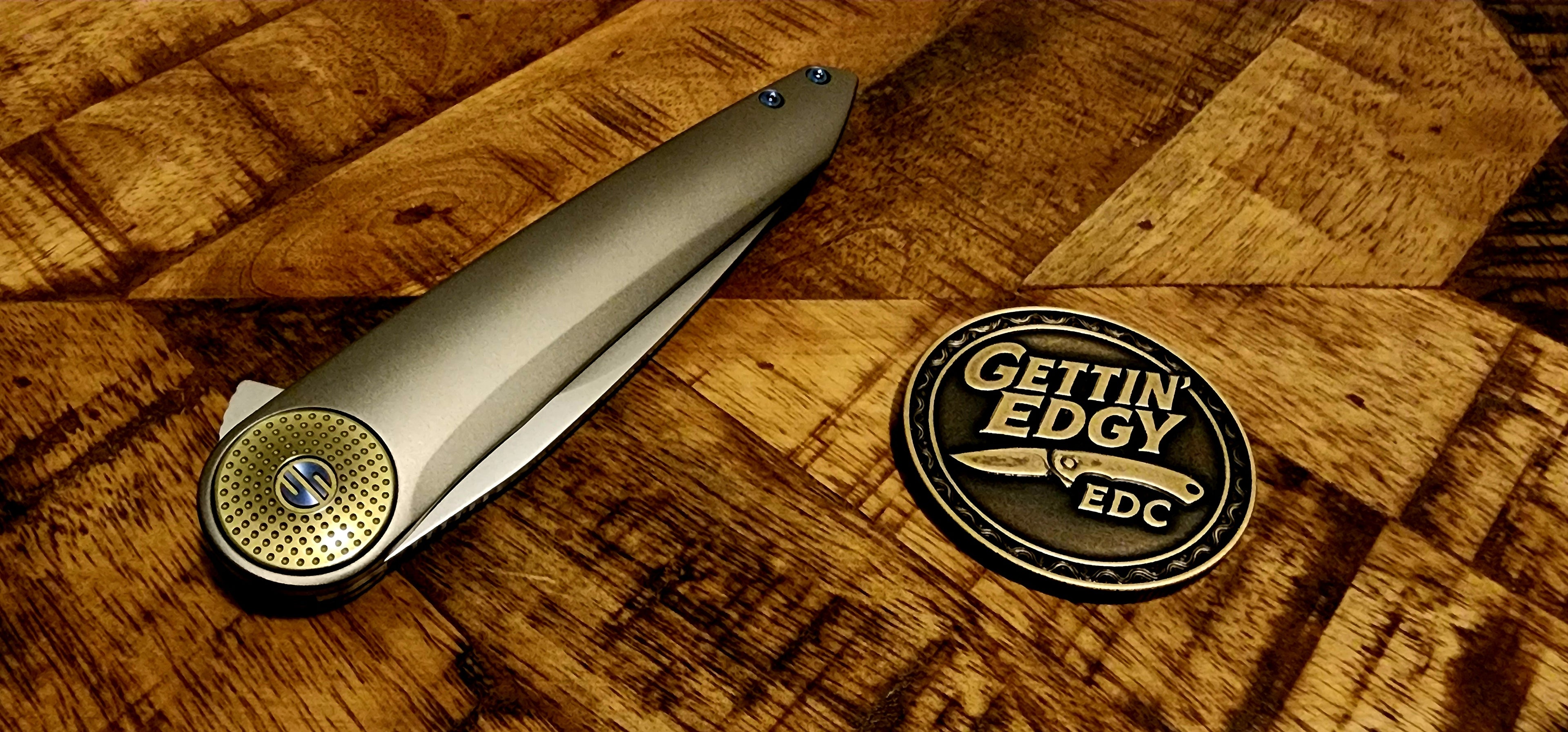 Ketuo KT-Meridian / P, Gentleman's Full Titanium Folder - New