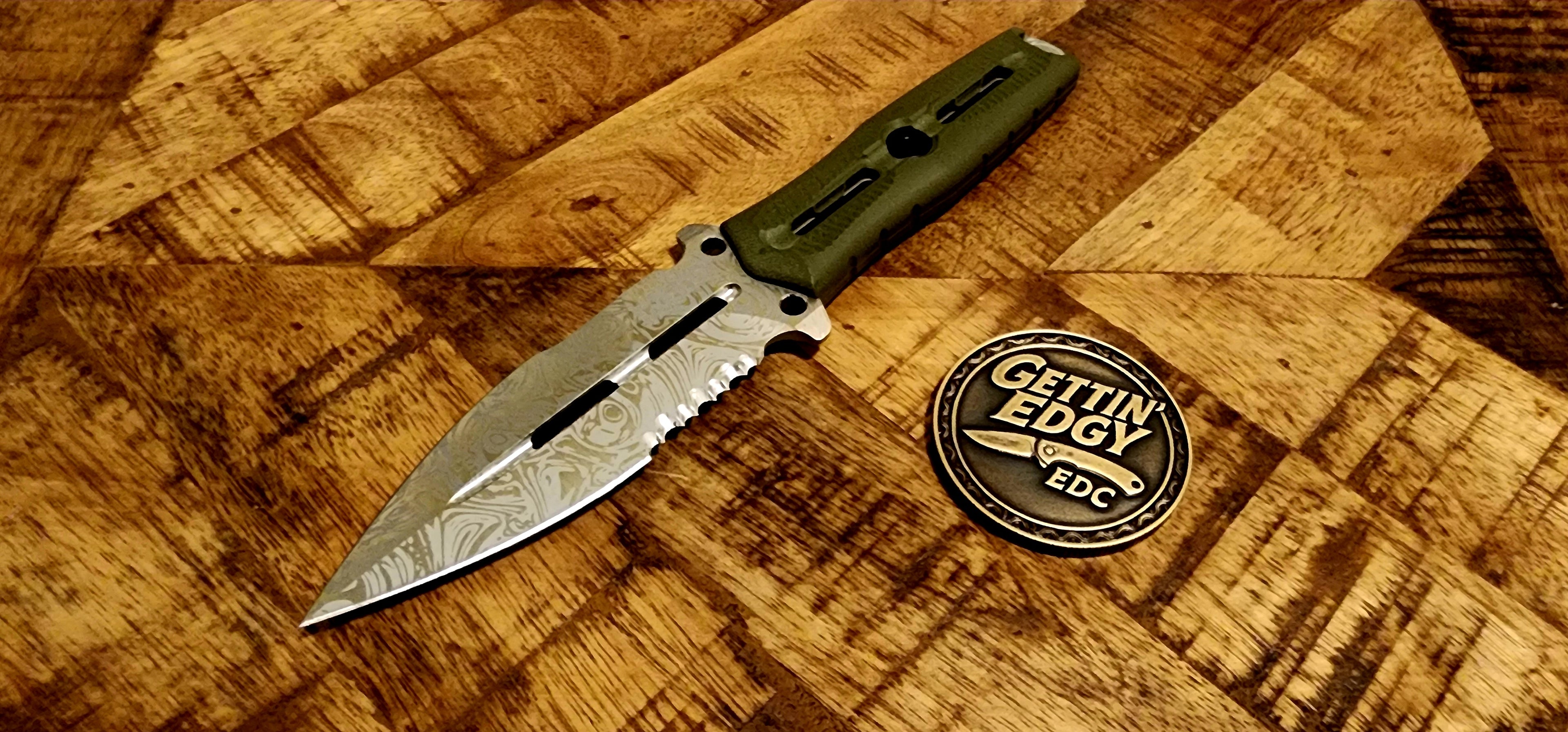 Kizer Norcross ZX-FB01A4 OD Green G10 - New - TS Custom