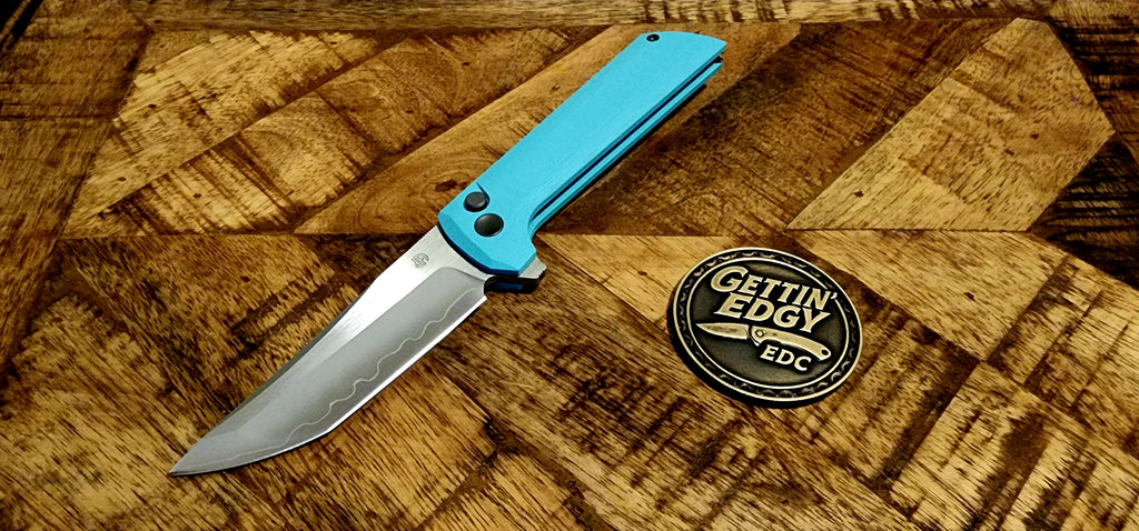 North Mountain Blade Chop 2 NMB2411SB Sky Blue G10 - SDL Magic - New