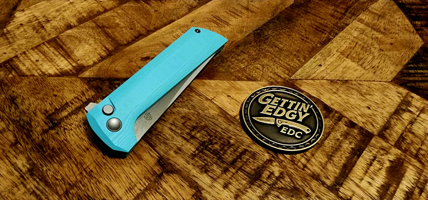 North Mountain Blade Chop 2 NMB2411SB Sky Blue G10 - SDL Magic - New