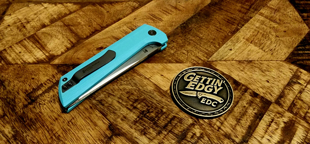 North Mountain Blade Chop 2 NMB2411SB Sky Blue G10 - SDL Magic - New