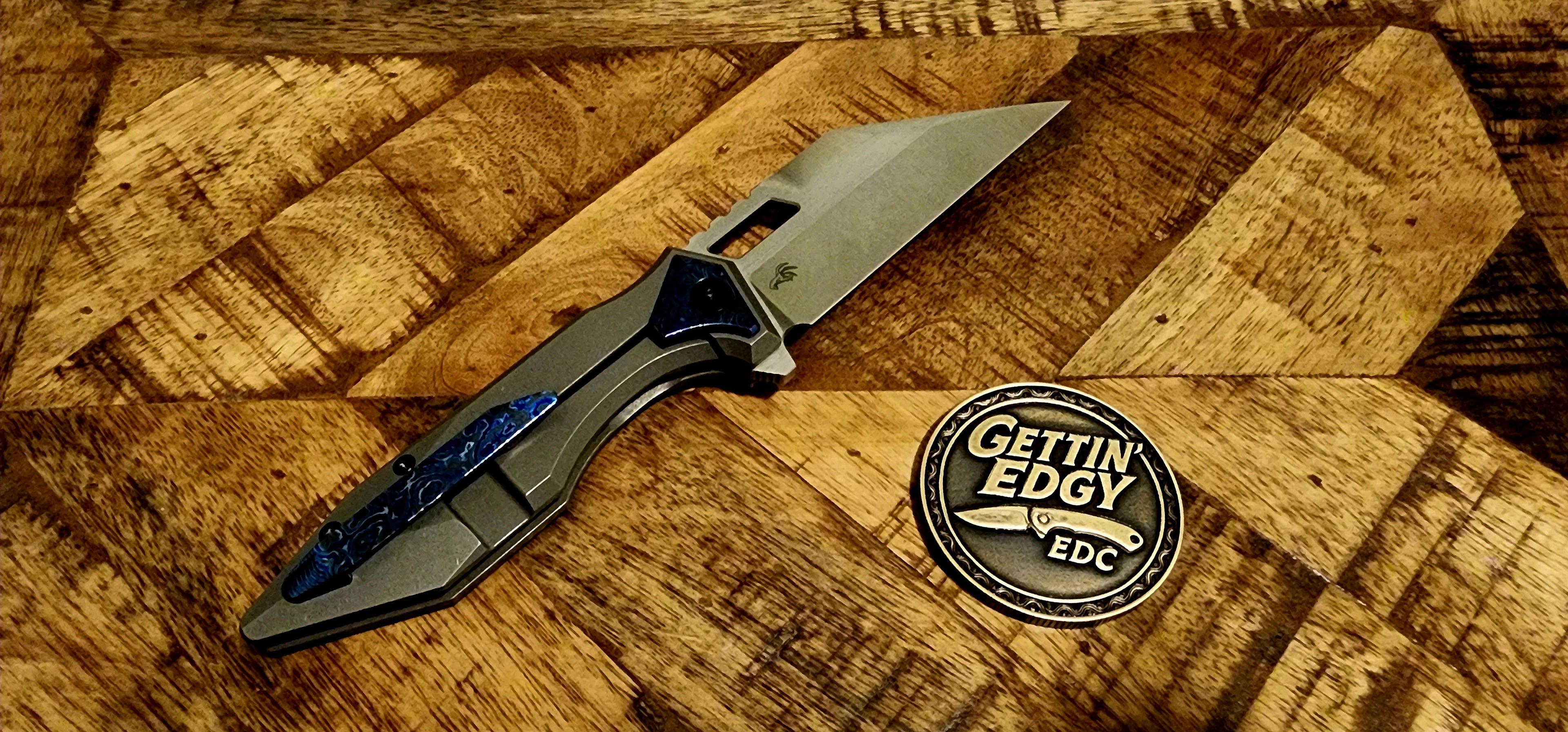 Arcane Design Crawler, Titanium with Timascus - Pre-Owned