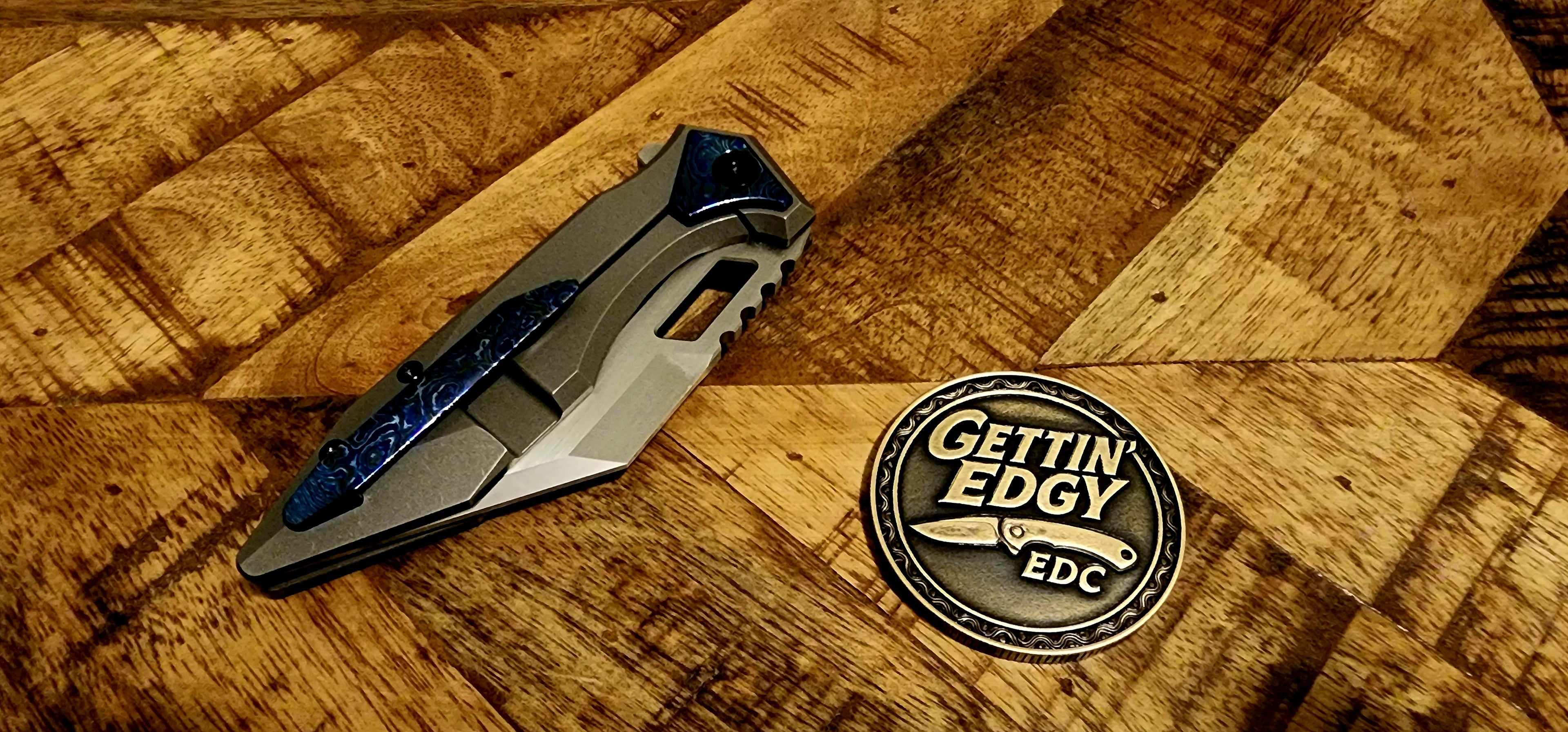 Arcane Design Crawler, Titanium with Timascus - Pre-Owned