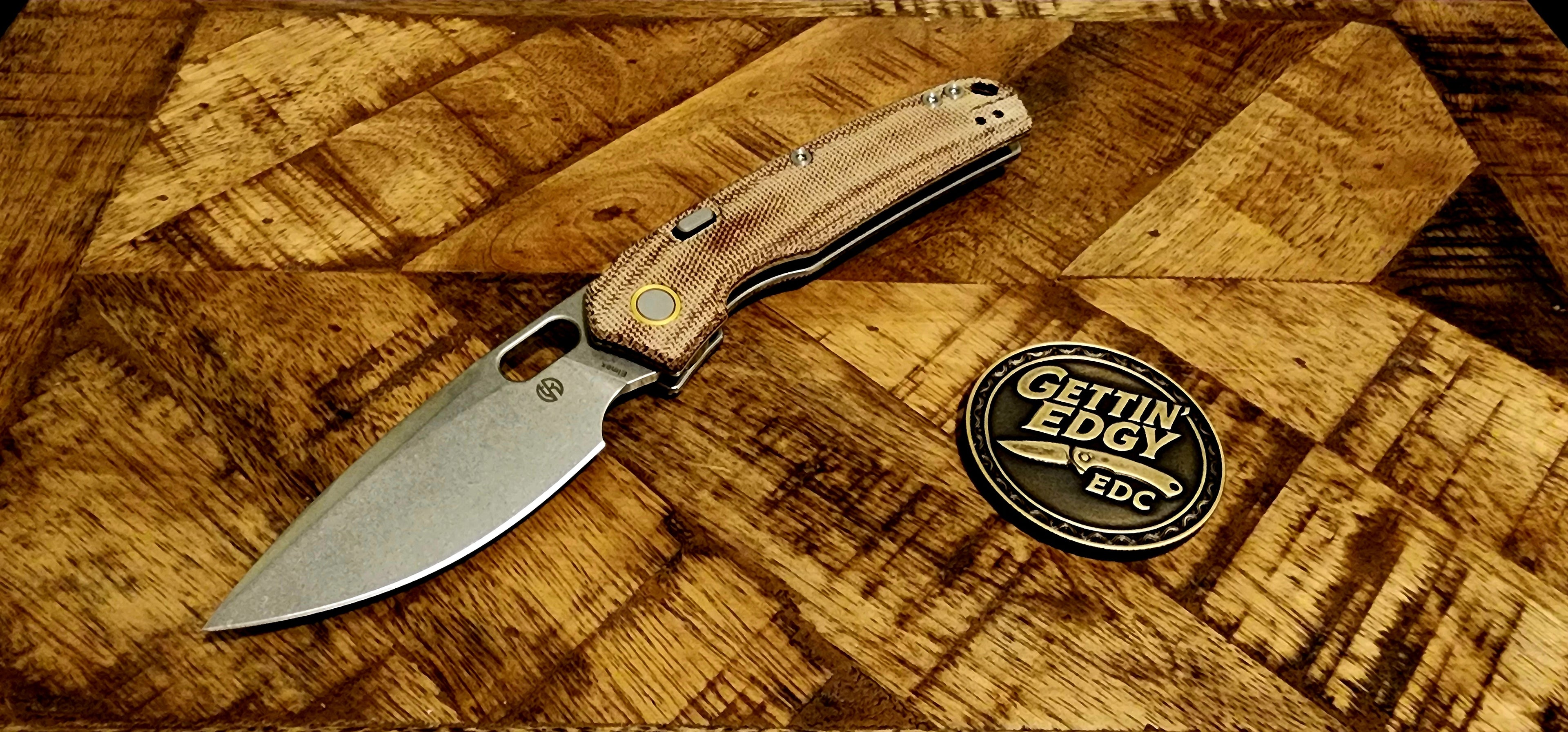 Vosteed Psyop A2210 Natural Norplex UltreX™ Micarta Top Liner Lock - New