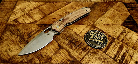 Vosteed Psyop A2210 Natural Norplex UltreX™ Micarta Top Liner Lock - New