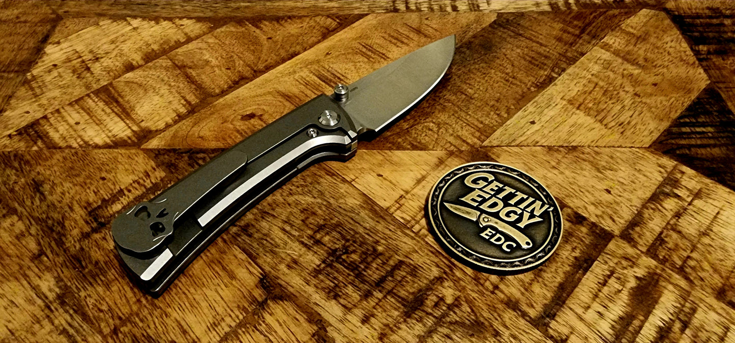 Chaves RCK9 Full Titanium M390 DropPoint Satin - New