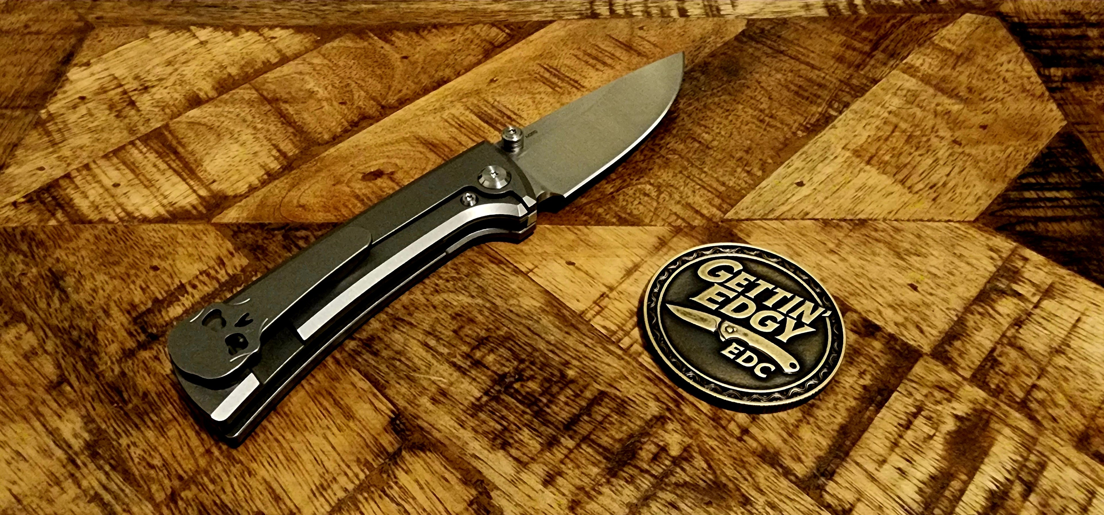 Chaves RCK9 Full Titanium M390 DropPoint Satin - New