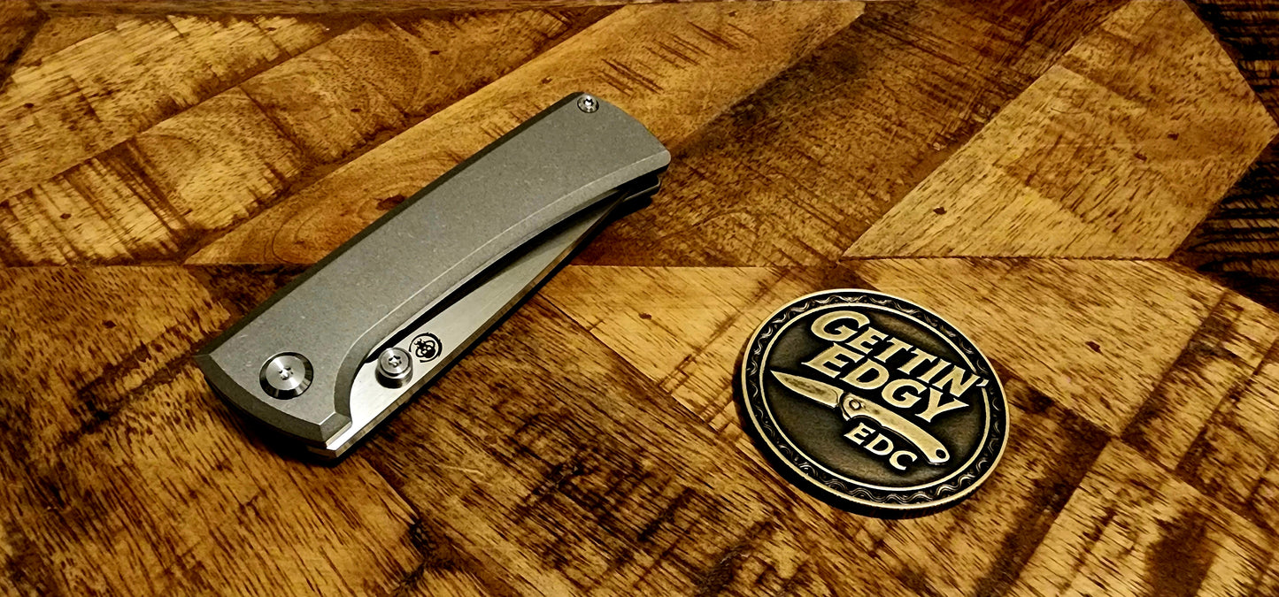 Chaves RCK9 Full Titanium M390 DropPoint Satin - New