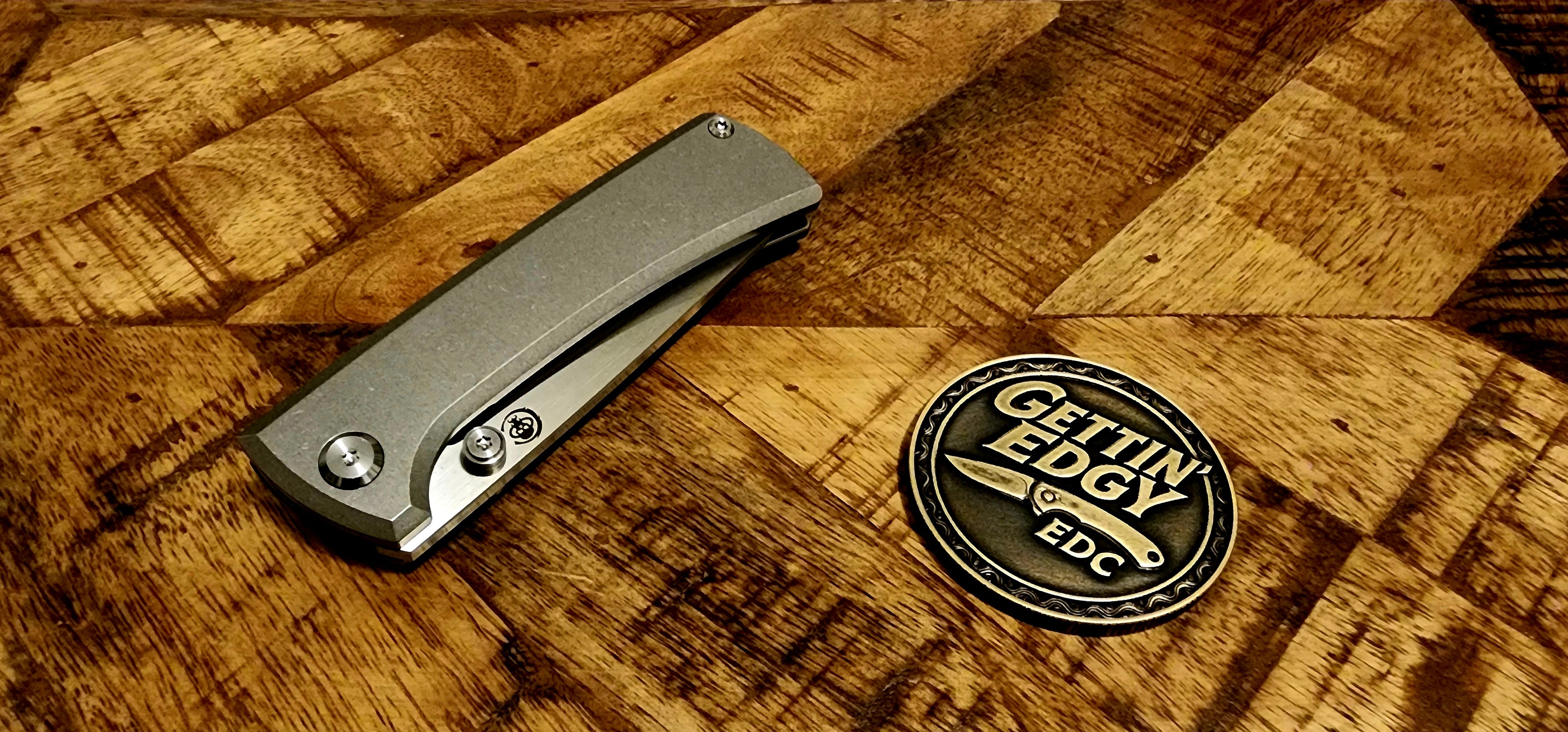 Chaves RCK9 Full Titanium M390 DropPoint Satin - New