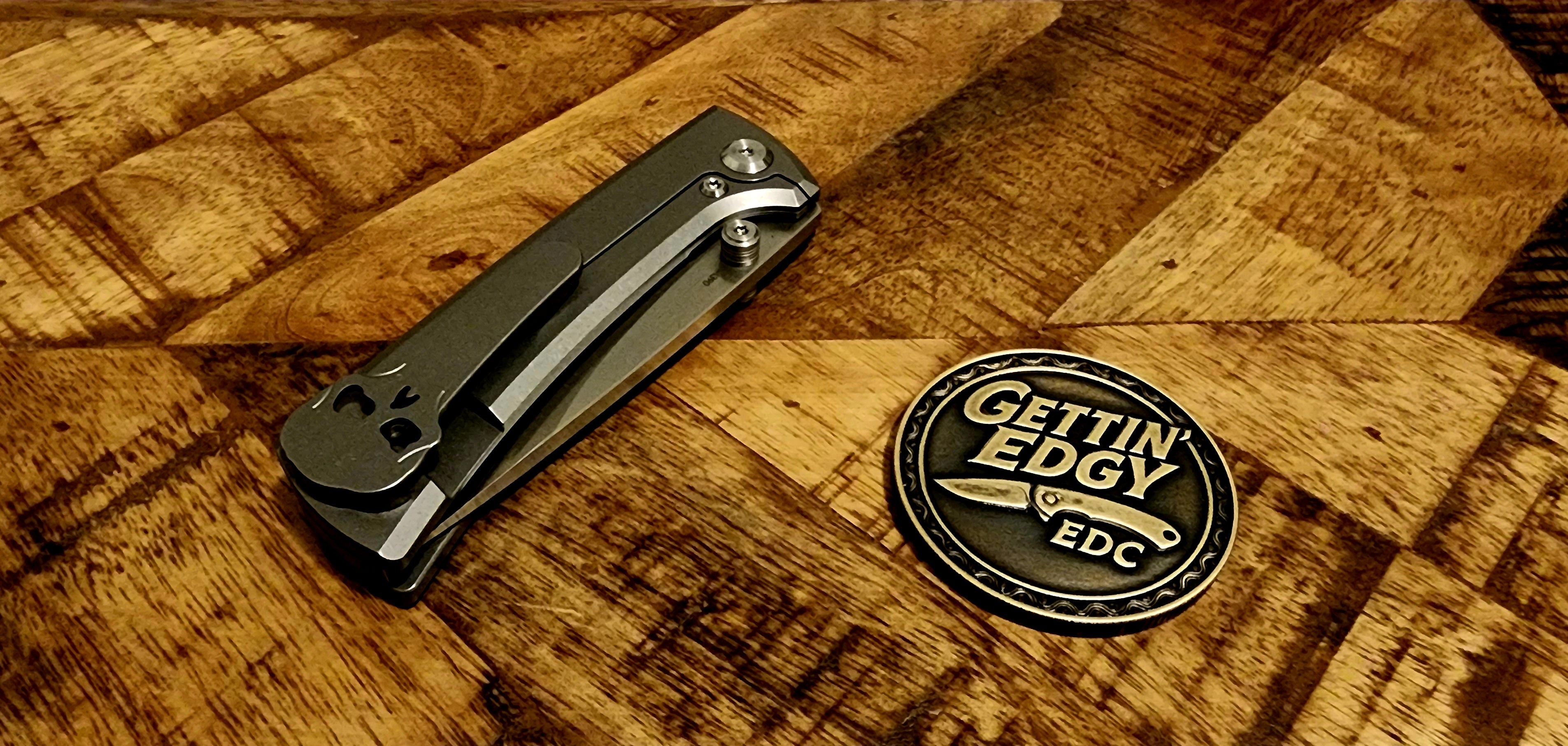 Chaves RCK9 Full Titanium M390 DropPoint Satin - New