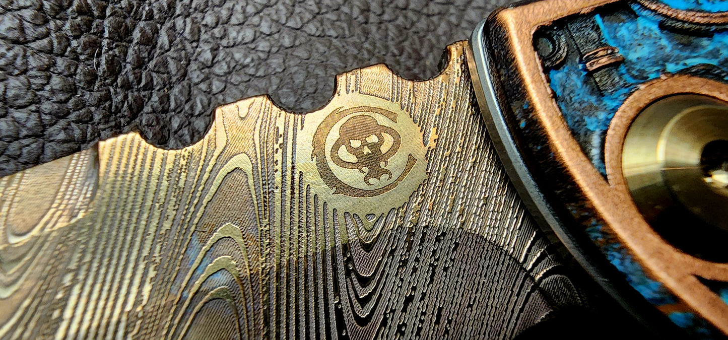 Chaves T.A.K. "Tiny Ass Knife" Tanto Blue Label - New - TS Custom