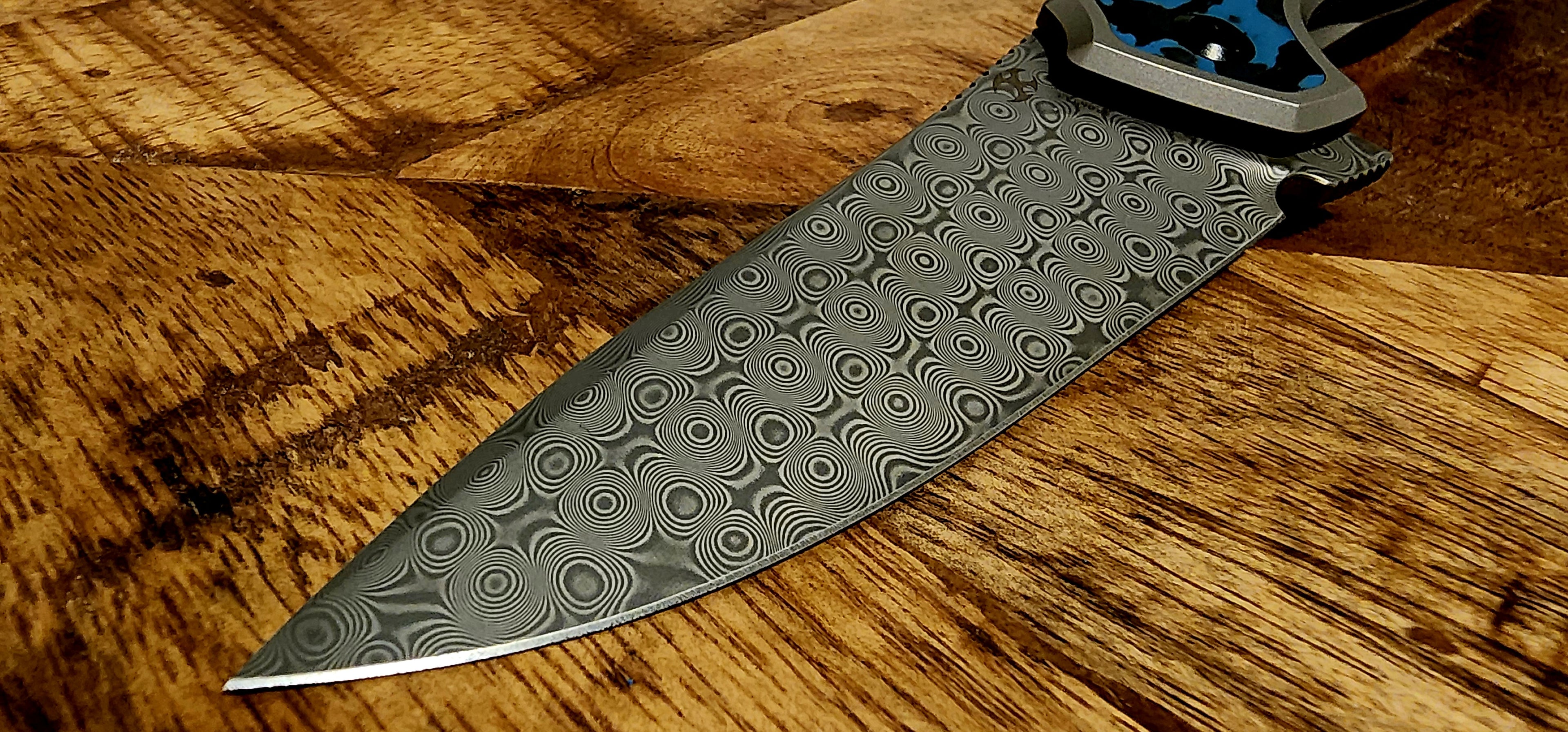 Kansept Havorn K1069A3 Titanium Arctic Storm FatCarbon Damascus - New