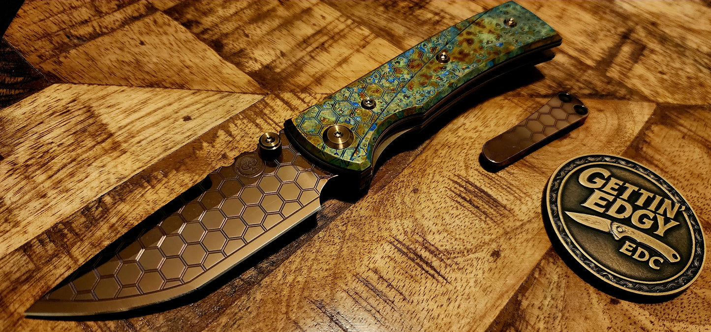 Chaves Redención Street Tanto (Blue Label) "Shipwreck"- New - TS Custom