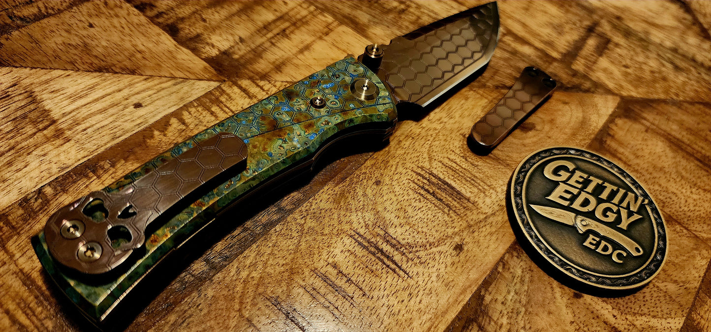 Chaves Redención Street Tanto (Blue Label) "Shipwreck"- New - TS Custom