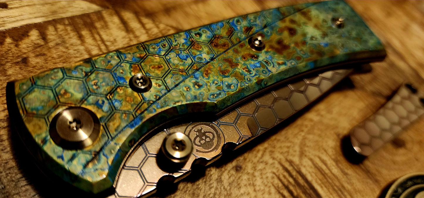 Chaves Redención Street Tanto (Blue Label) "Shipwreck"- New - TS Custom