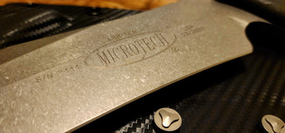 Microtech Arbiter 104-10 Stonewash Standard 2021 Model in 204P - Pre-owned, Factory Condition