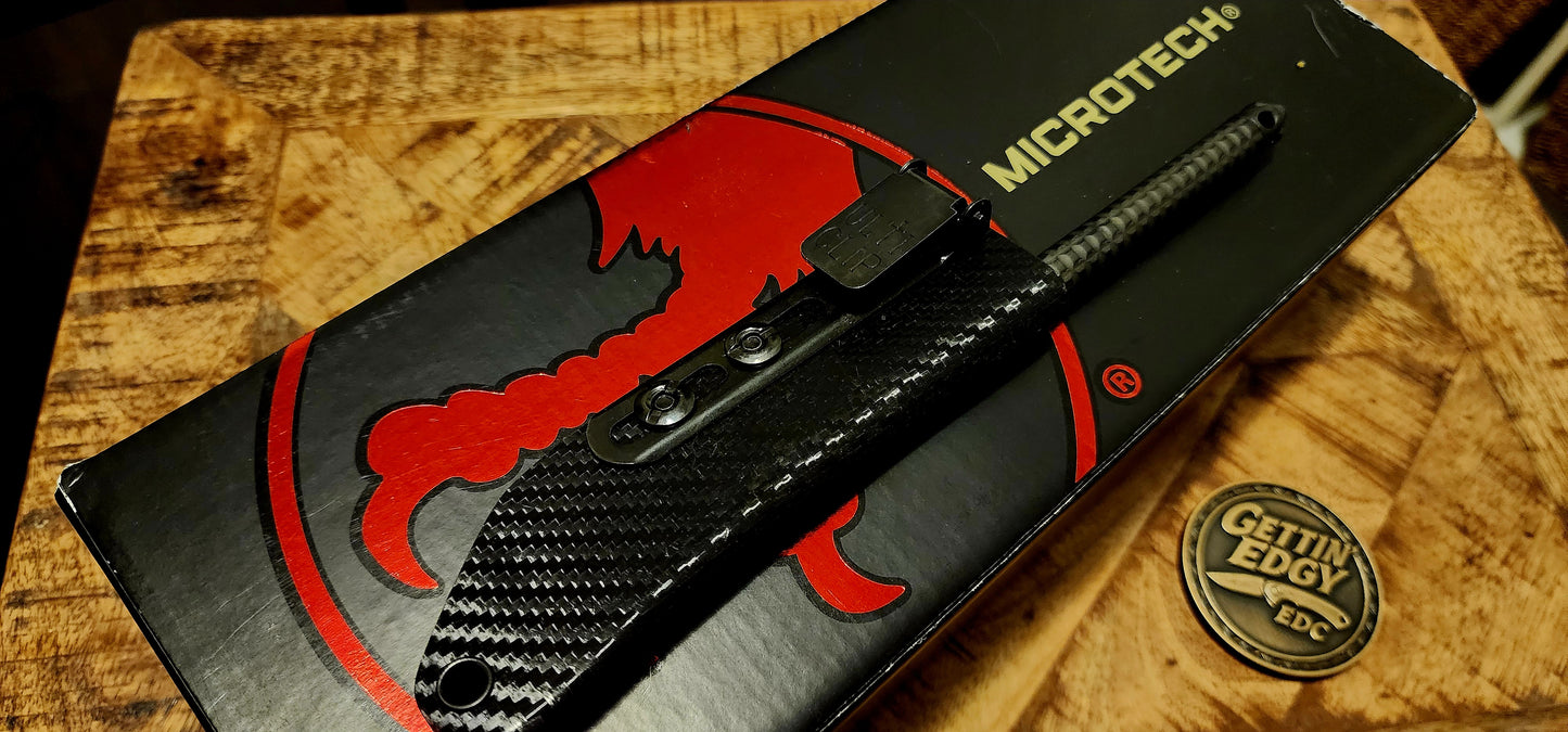 Microtech TAC-P “tactical penetrator:, DLC finish, Signature Series - Pre-owned, Factory Condition