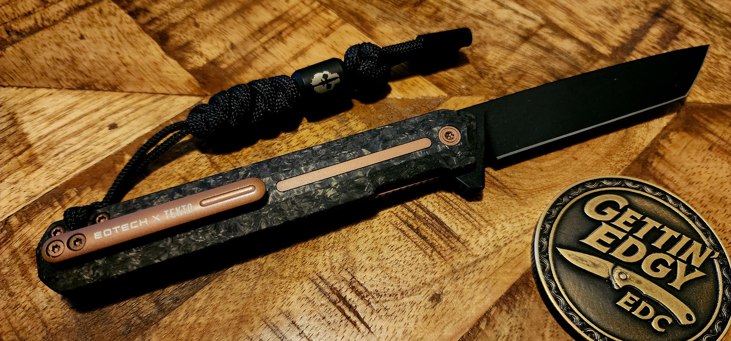 Tekto Knives F2 Bravo “EOTECH Edition” 30th Anniversary Collaboration - Pre-Owned, Factory Condition