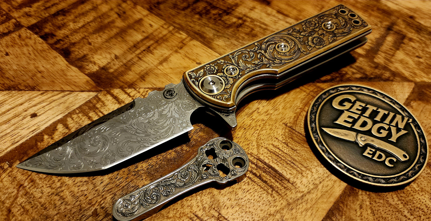 Chaves T.A.K. "Tiny Ass Knife" Tanto Blue Label - New - TS Custom