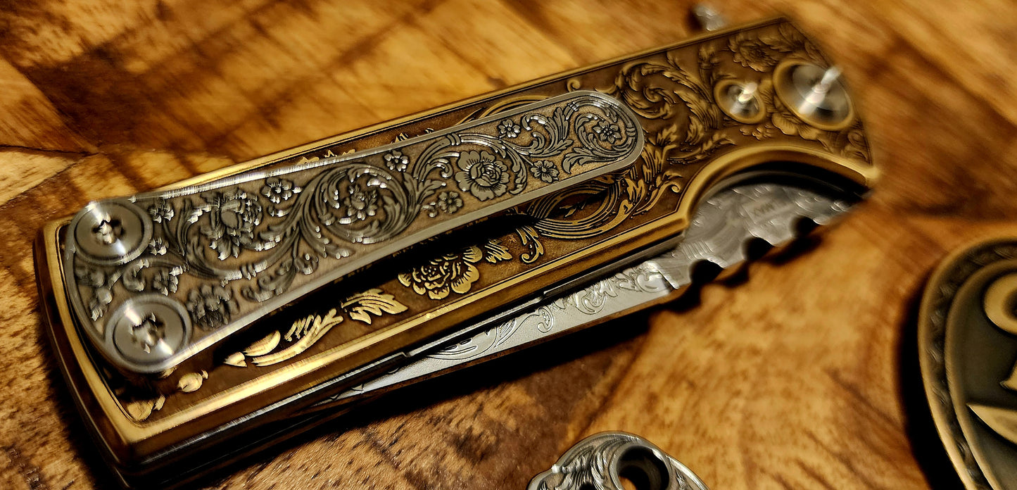 Chaves T.A.K. "Tiny Ass Knife" Tanto Blue Label - New - TS Custom