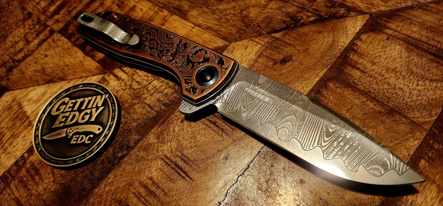 OKnife Freeze 2 Copper Edition (OEM by Kizer) - TS Custom - New