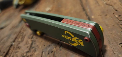 Chaves RCK9 'Bounty Hunter' Full Titanium M390 DropPoint Satin - New - TS Custom