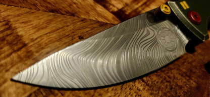 Chaves RCK9 'Bounty Hunter' Full Titanium M390 DropPoint Satin - New - TS Custom