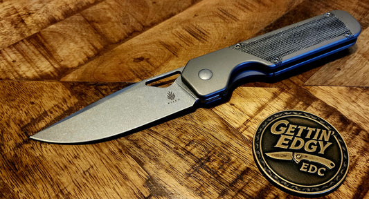 Kizer Militaw KI3634A1 Titanium Micarta S35VN Steel
