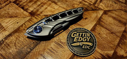 Rike Alien 1 Premium Titanium Folding Utility Knife - New