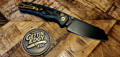 Bestechman BMK06-C-3 Cicada’s Wing, Shipwreck Camo Carbon Bladerunner Exclusive  - Plain Edge - Pre-Owned - Factory Condition