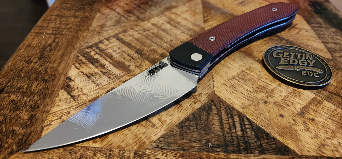 Kizer Momo Nitro-V Micarta - TS Custom - New