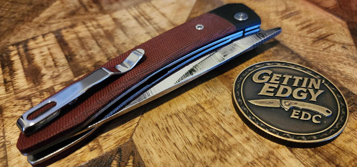 Kizer Momo Nitro-V Micarta - TS Custom - New