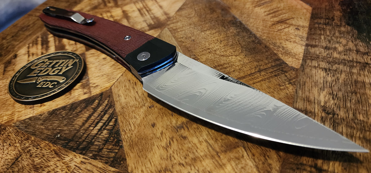 Kizer Momo Nitro-V Micarta - TS Custom - New