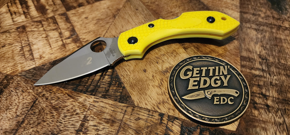 Spyderco Dragonfly 2 Salt — Yellow, PlainEdge | C28PYL2