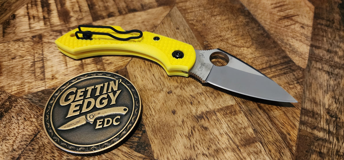 Spyderco Dragonfly 2 Salt — Yellow, PlainEdge | C28PYL2
